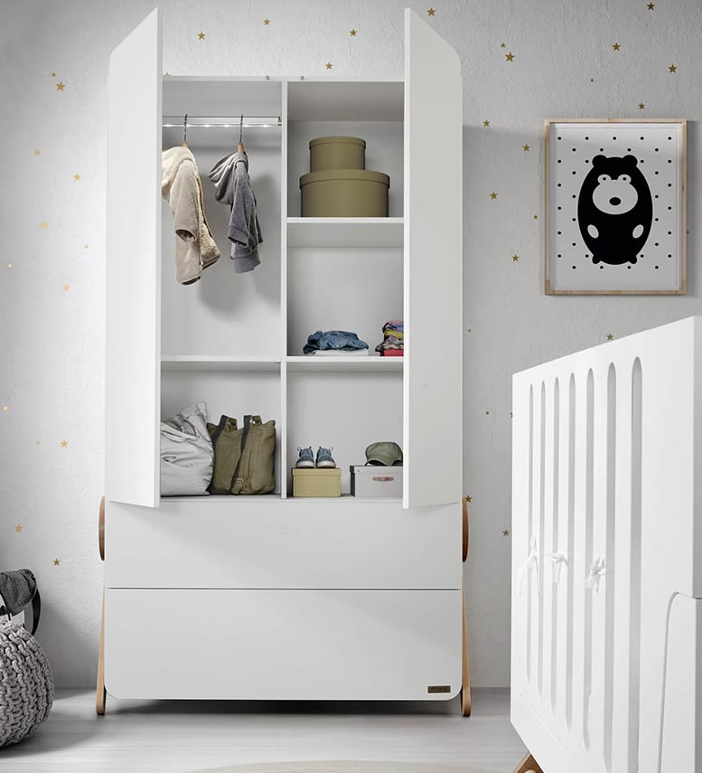 Armario para bebé swing Micuna Blanco-cera natural