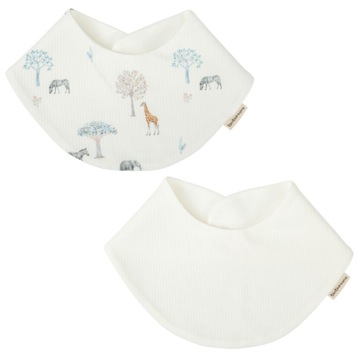 Babero bandana pack 2 Tanzania Blanco 43x21