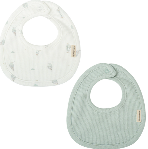 Babero pack 2 Blue Sky Verde 19x19