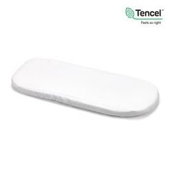 Bajera Ajust.Imp.Tencel Moises 35X80X7 Cm Liso E Blanco