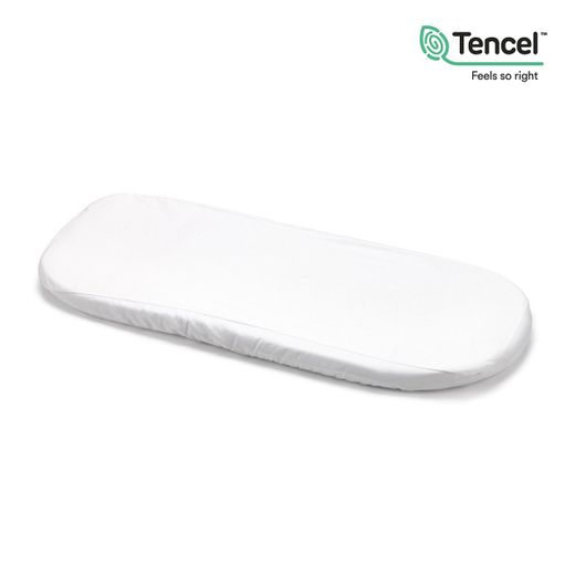 Bajera Ajust.Imp.Tencel Moises 35X80X7 Cm Liso E Blanco