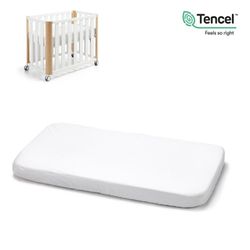 Bajera Ajust.Imp.Tenc.Minicuna Docco 50X90X12 Cm Liso E Blanco