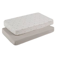 Bajera Cuna 60 Pack 2 Uds. 60X120X17 Cm Abete Beige