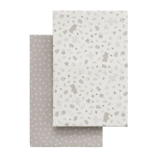 Bajera Cuna 60 Pack 2 Uds. 60X120X17 Cm Abete Beige