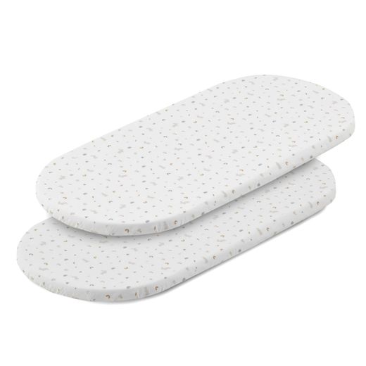 Bajera Moises/Carro Pack 2 Ud. 35X80X7 Cm Rabbit Beige