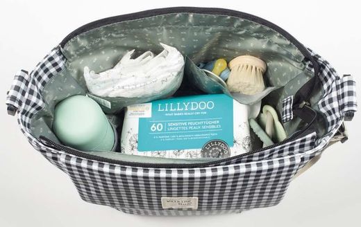 Bolsa canastilla I Love Vichy Walking Mum