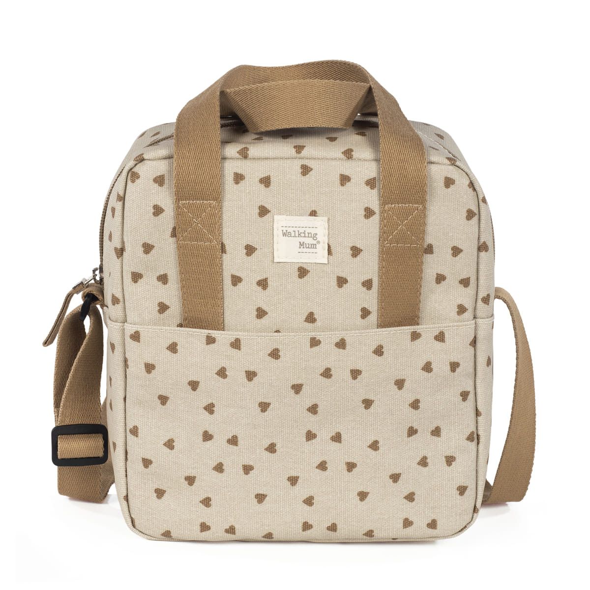 Bolsa térmica corazones Poppy Walking Mum Canela