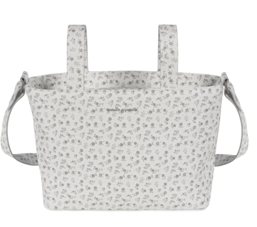 Bolso crossbody Little Bloom Flor Gris de Pasito a Pasito