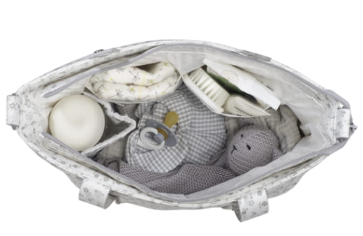 Bolso crossbody Little Bloom Flor Gris de Pasito a Pasito
