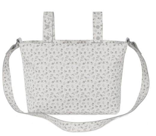 Bolso crossbody Little Bloom Flor Gris de Pasito a Pasito