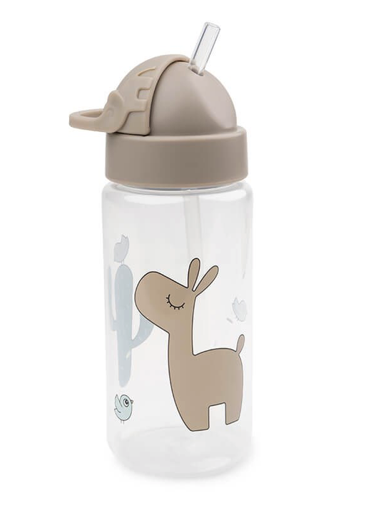Botella con pajita Lalee y Croco Done by Deer