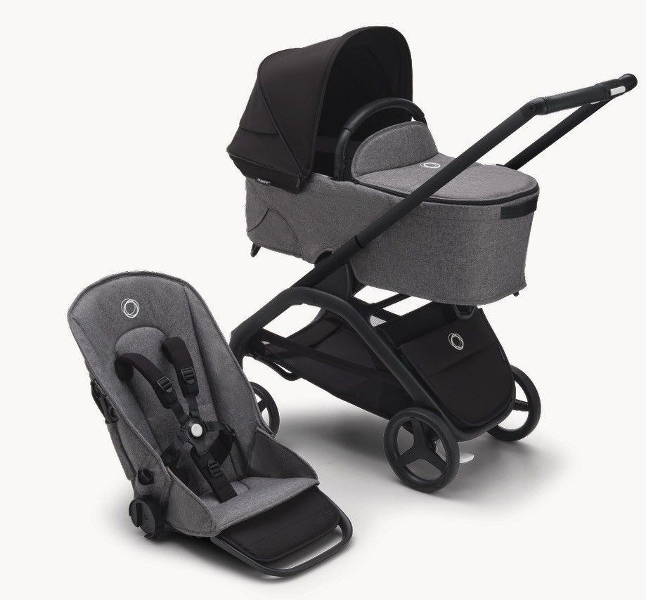 Bugaboo Dragonfly Azul Horizonte, Negro, Negro Medianoche