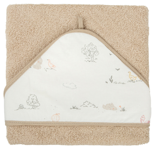 Capa de baño bebé Campo Lino 100X100 Chic