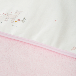 Capa de baño bebé Deer Rosa 100X100 Chic