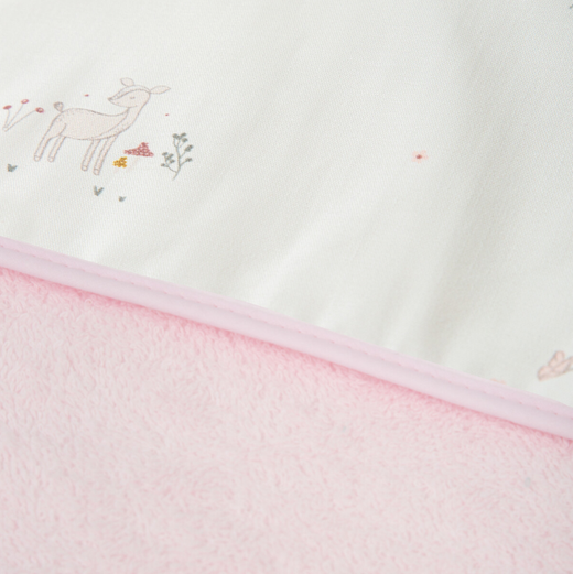 Capa de baño bebé Deer Rosa 100X100 Chic