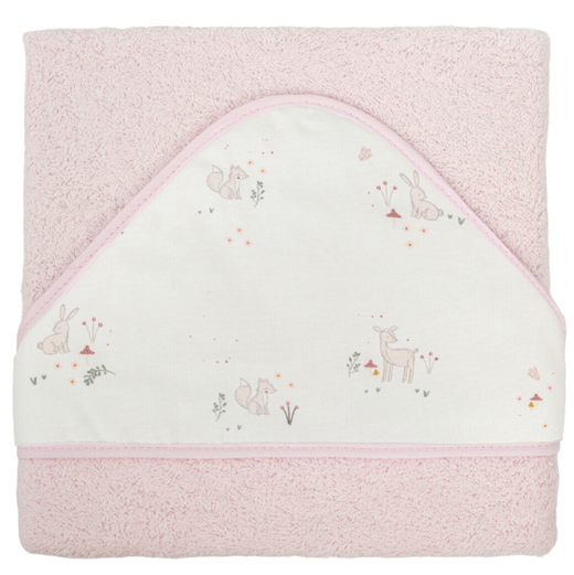 Capa de baño bebé Deer Rosa 100X100 Chic