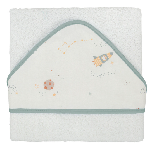 Capa de baño bebé Orbit Azul 100X100 Chic