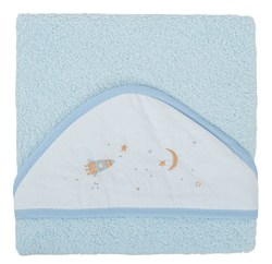Capa de baño bebé Orbit Azul 100X100 Chic