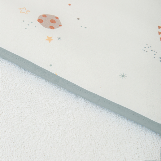 Capa de baño bebé Orbit Azul 100X100 Chic