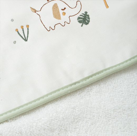 Capa de baño bebé Palm Verde 100X100 Chic