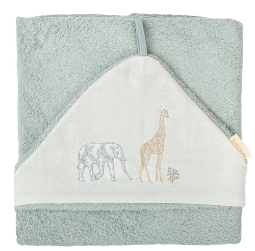 Capa de baño bebé Tanzania AG Azul Grisaceo 100X100