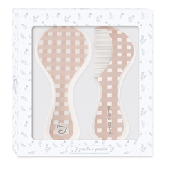 Cepillo + peine Cuadros Pasito a Pasito