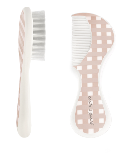 Cepillo + peine Cuadros Pasito a Pasito
