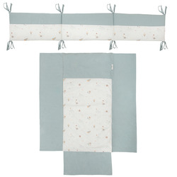 Edredón con Protector cuna Orbit Azul Cuna (60x120) Chic