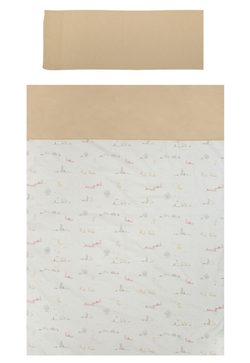 Funda nordica cuna + Funda almohada Campo Lino 110X155 Chic