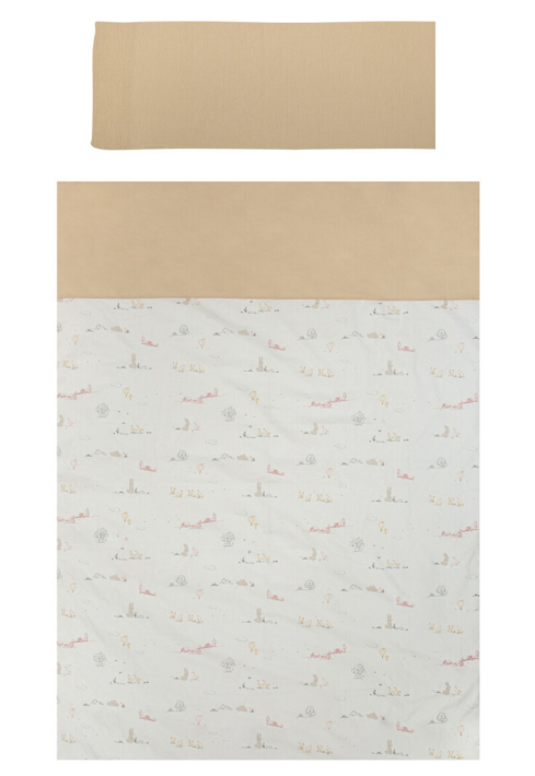 Funda nordica cuna + Funda almohada Campo Lino 110X155 Chic
