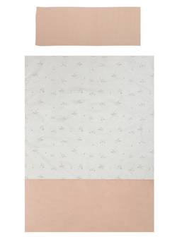 Funda nordica cuna + Funda almohada Deer Rosa 110X155 Chic