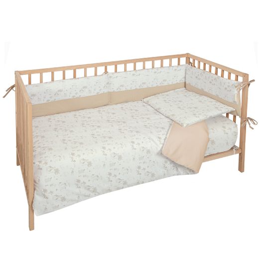 Funda nórdica cuna + Relleno + Protector + Funda almohada Noe