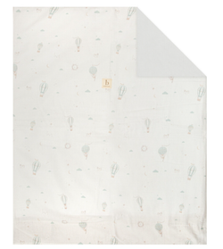 Funda nórdica Minicuna + relleno Blue Sky Verde 80x100