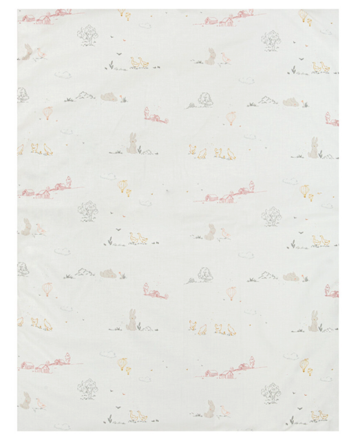 Funda nórdica Minicuna + relleno Campo Lino Minicuna (61x83) Chic