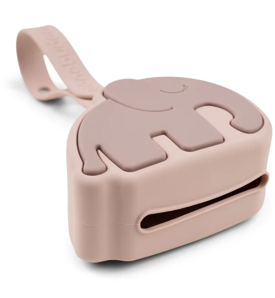 Funda para chupete de silicona Elphee Done By Deer Rosa