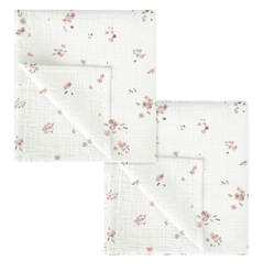 Gasas Bambú pack 2 Monet Rosa 60x60