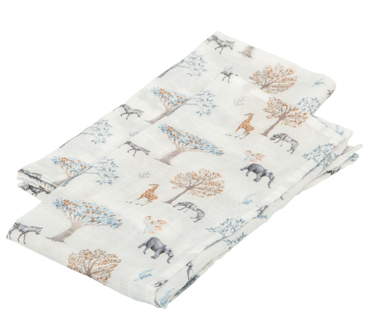 Gasas Bambú pack 2 Tanzania Multicolor 60x60