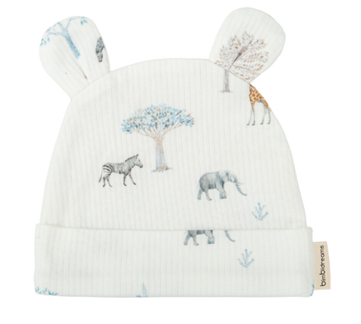 Gorro bebé Tanzania Blanco 0-1 Mes