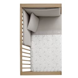 Jgo 2 Pcs.F.Nordica Cuna 60 Abete Beige 100X140X3 Cm