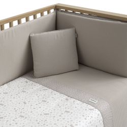 Jgo 2 Pcs.F.Nordica Cuna 60 Abete Beige 100X140X3 Cm