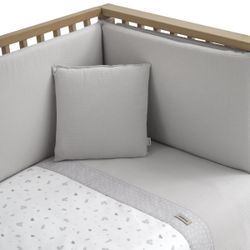 Jgo 2 Pcs.F.Nordica Cuna 60 Ardi Gris 100X140X3 Cm