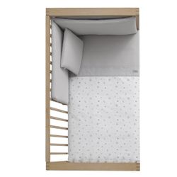 Jgo 2 Pcs.F.Nordica Cuna 60 Ardi Gris 100X140X3 Cm