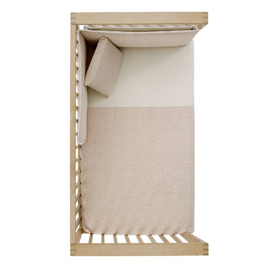 Jgo 2 Pcs.F.Nordica Cuna 60 Rustic Rosa 100X140X3 Cm