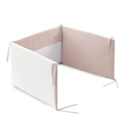 Jgo 2 Pcs.F.Nordica Cuna 70 Plumeti Rosa 110X170X3 Cm