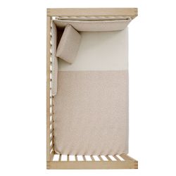 Jgo 2 Pcs.F.Nordica Cuna 70 Rustic Rosa 110X170X3 Cm