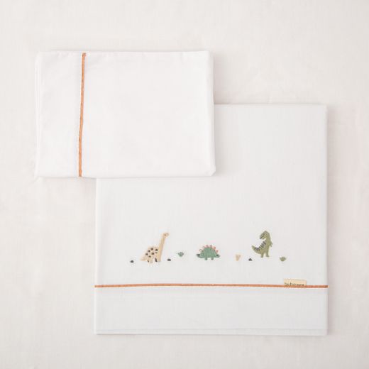 Juego sábanas algodon 100% 3 piezas Bronto Chic 00318