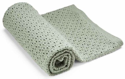 Manta de lana merina Stokke