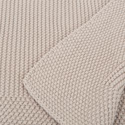 Manta para carro tricot algodón 100% Basics 75x90 GB Gris Beig