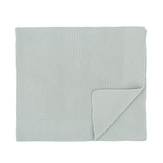 Manta para carro tricot algodón 100% Basics 75x90 ME Menta