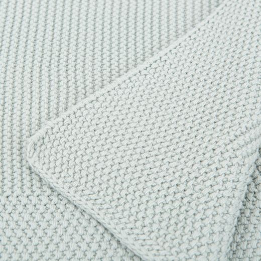 Manta para carro tricot algodón 100% Basics 75x90 ME Menta